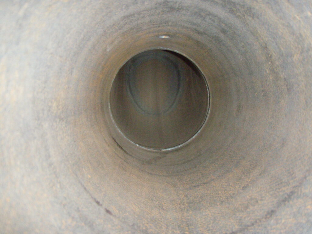 ピグ洗浄　配管内