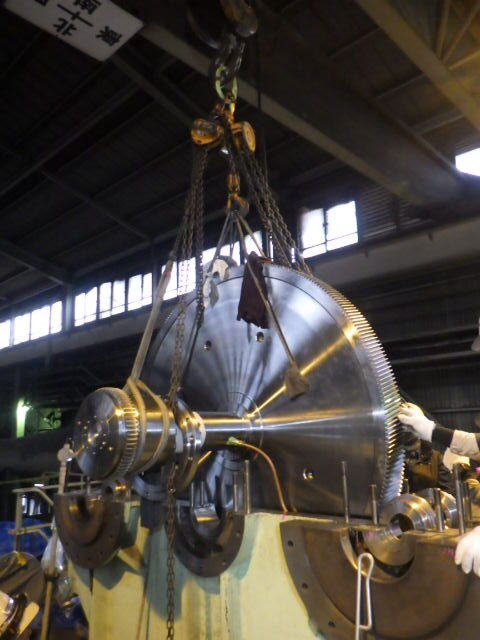 空気圧縮機メンテナンス2